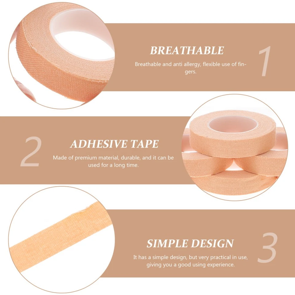 10 Pcs Chinese Zither Finger Tape Guzheng Accessories Nastro Dita - Immagine 4 di 4