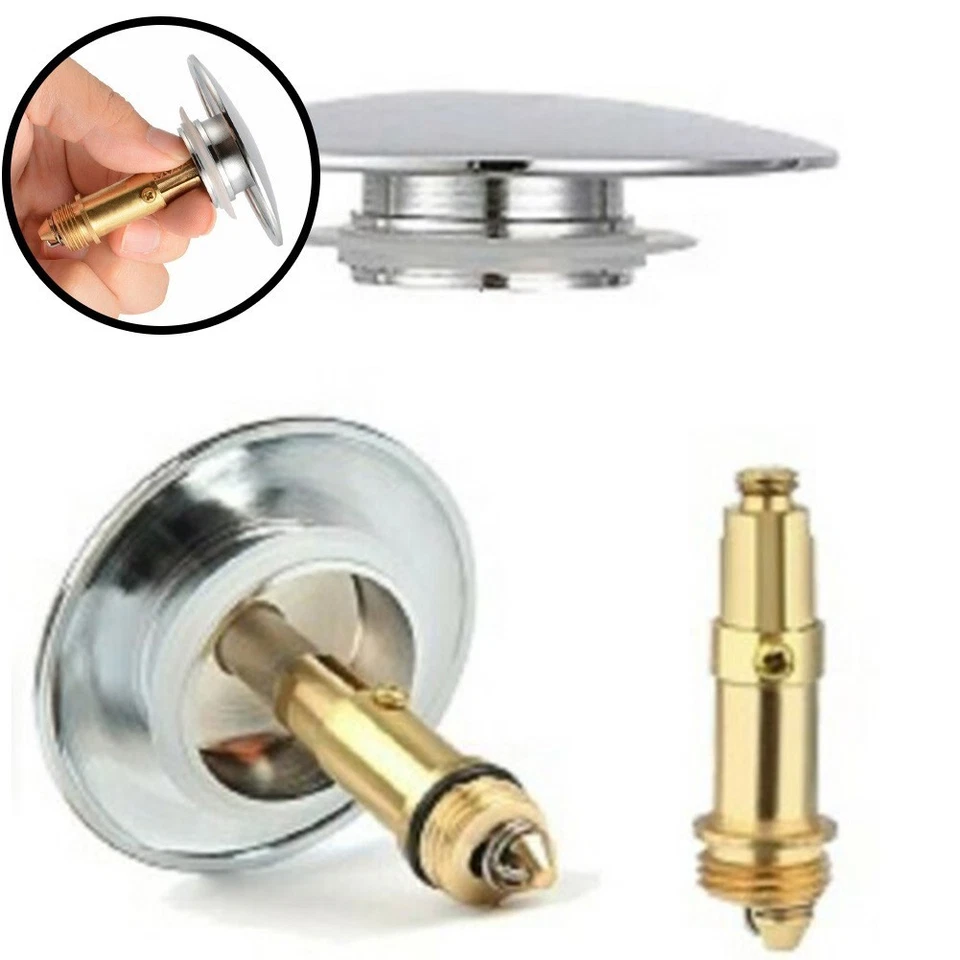 Quick and Convenient Basin Click Clack Waste with Internal Spring Core - Bild 4 von 4