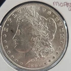 1886 Morgan Silver Dollar $1 90% Silver Philadelphia Business Strike AU