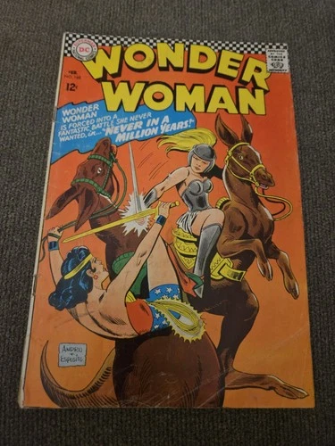 WONDER WOMAN #168 DC Comics Book 1967 SILVER AGE Vintage Antique Superhero RARE!