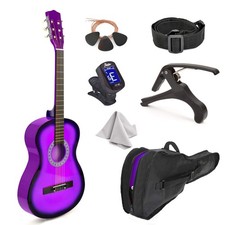 30 Wood Classical Guitar with Case and Accessories for Kids/Girls/Boys/Beginners