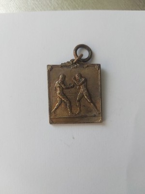 Vintage 1927 Boxmedaille Dänemark Schweden US Boston International Tournament 