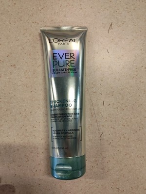 L'Oreal Ever Pure Sulfate-Free Thickening Shampoo 8.5fl.oz./250ml New
