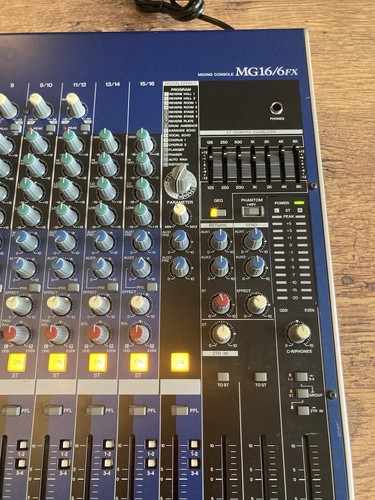 Yamaha MG16/6FX, Fully Working 16 Channel Analog Console Studio Mixer Digital FX - Picture 6 of 15