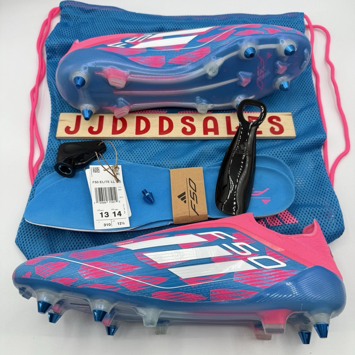 Adidas F50 Elite LL SG Soccer Cleats Laceless SG IF1321