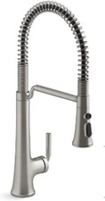 Kohler 1420840-VS Semi-Professional Kitchen Faucet Vibrant Stainless Steel NEW