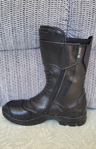 BKS Storm WP Motorbike Motorcycle Leather Boots Size 9 EU 44 Waterproof - Picture 9 of 13