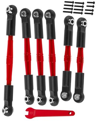 Aluminum Turnbuckles Camber Links Upgrades Part for 1/10 Big Rock V3 3S BLX /...