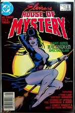 ELVIRA'S HOUSE OF MYSTERY #11 HALLOWEEN COVER BY DAVE STEVENS Newsstand VF