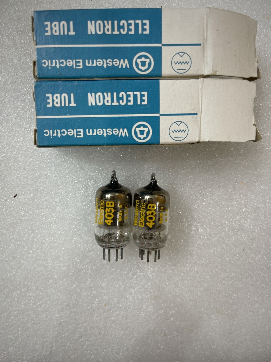 Western Electric 5591 403B 5654 6AK5 1977 Tested Excellent On TV-7