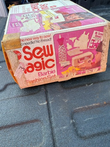 Vintage Sew Magic Toy Nähmaschine mit Box Kinder Basteln elektrisch getestet - Bild 4 von 11