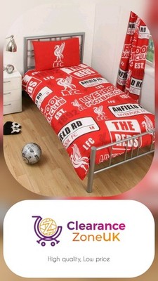 Brandneues offiziell lizenziertes Liverpool Einzel-Bettwäscheset, perfektes Geschenk, UK