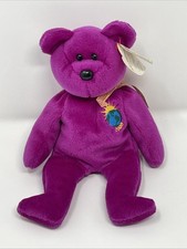 TY Beanie Baby Millennium "Millenium" Bear (1999,Retired) With Tag Errors