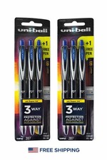 Uni-Ball Signo 207 Super Bold Vibrant Blue Gel Ink Pens 3 Ct 2 Packs
