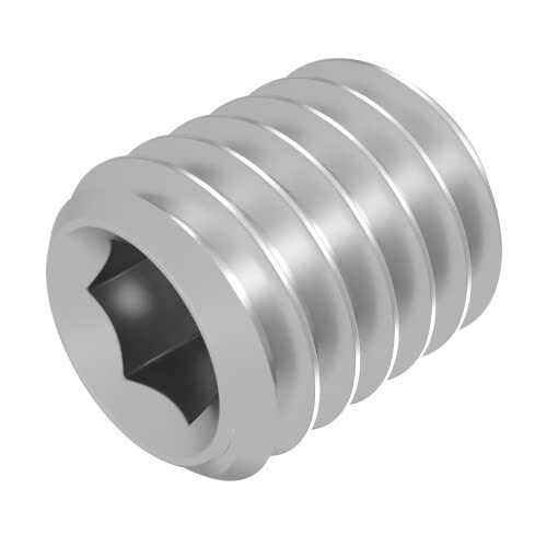 Perno filettato SECCARO con punta conica M8 x 10 mm, acciaio inox V2A VA (K0n)