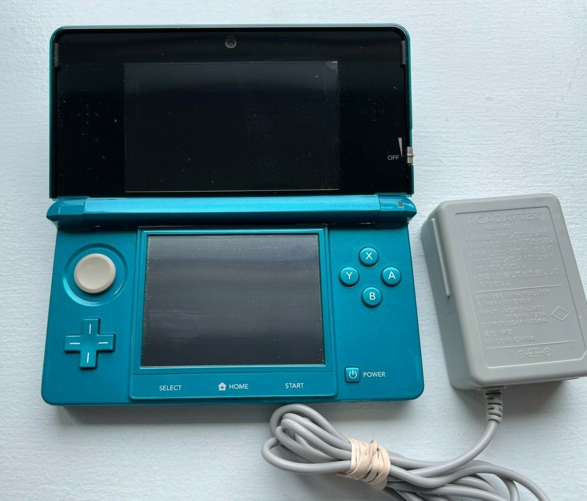 Nintendo 3DS Console - Aqua Blue - Japanese Import - GOOD