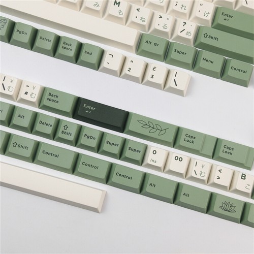 Botanical Keycaps Set PBT Cherry Profile MX For Mechanical Keyboards En./Jap. - Picture 9 of 14