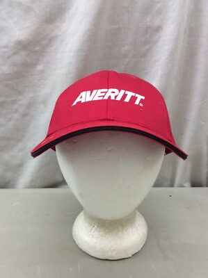 Trucker Hat Baseball Cap Vintage Retro BOLD AVERITT RED unique