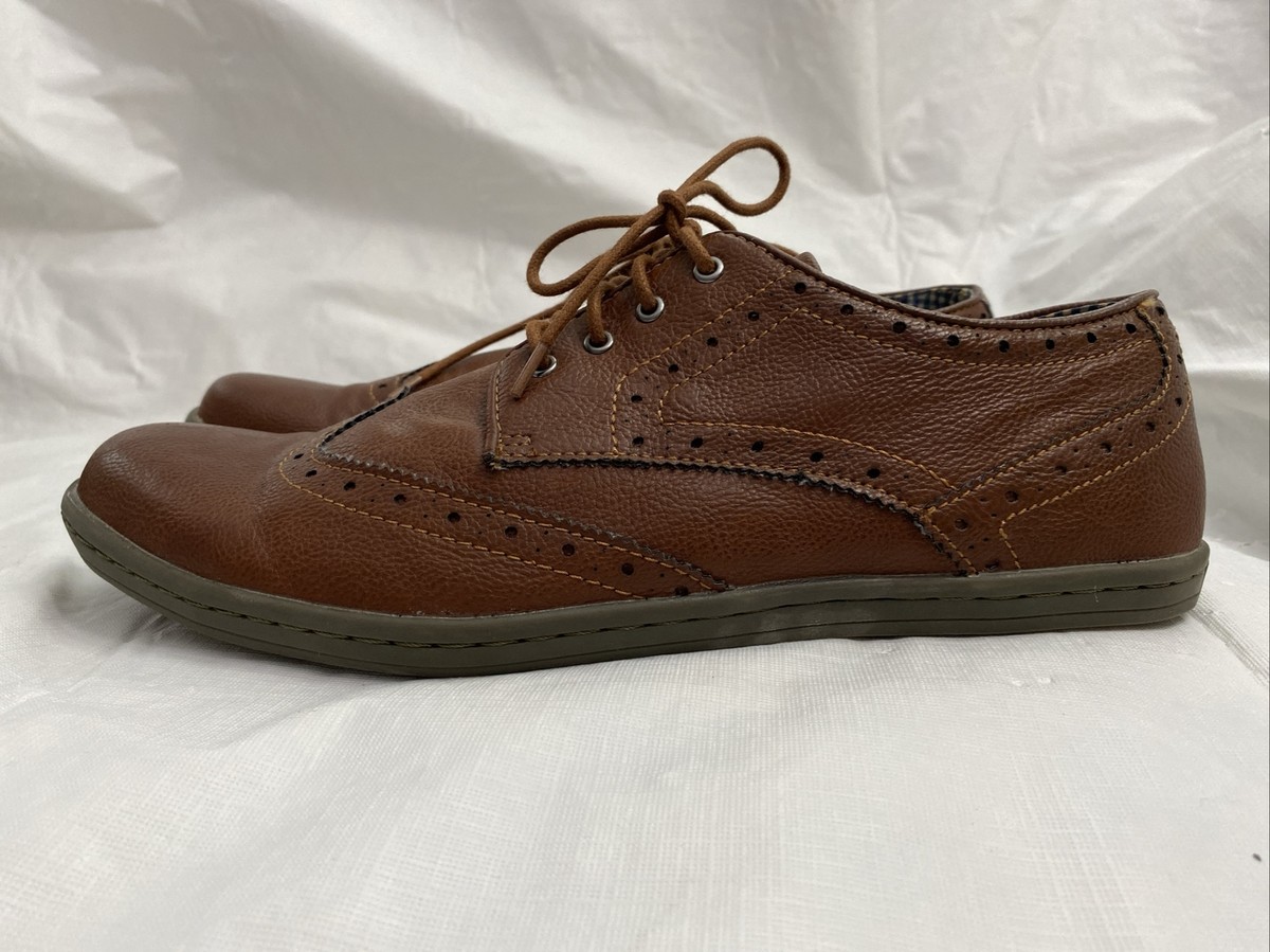 Ben Sherman Tan leather wing tip oxford US 9.5 EU 42.5 Tan Leather Wingtip Sherman Premium Wingtip Brogue Boot main image 4