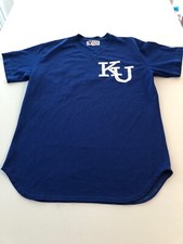 Game Worn Used Kansas Jayhawks KU Baseball Jersey Victory Size 46 #52