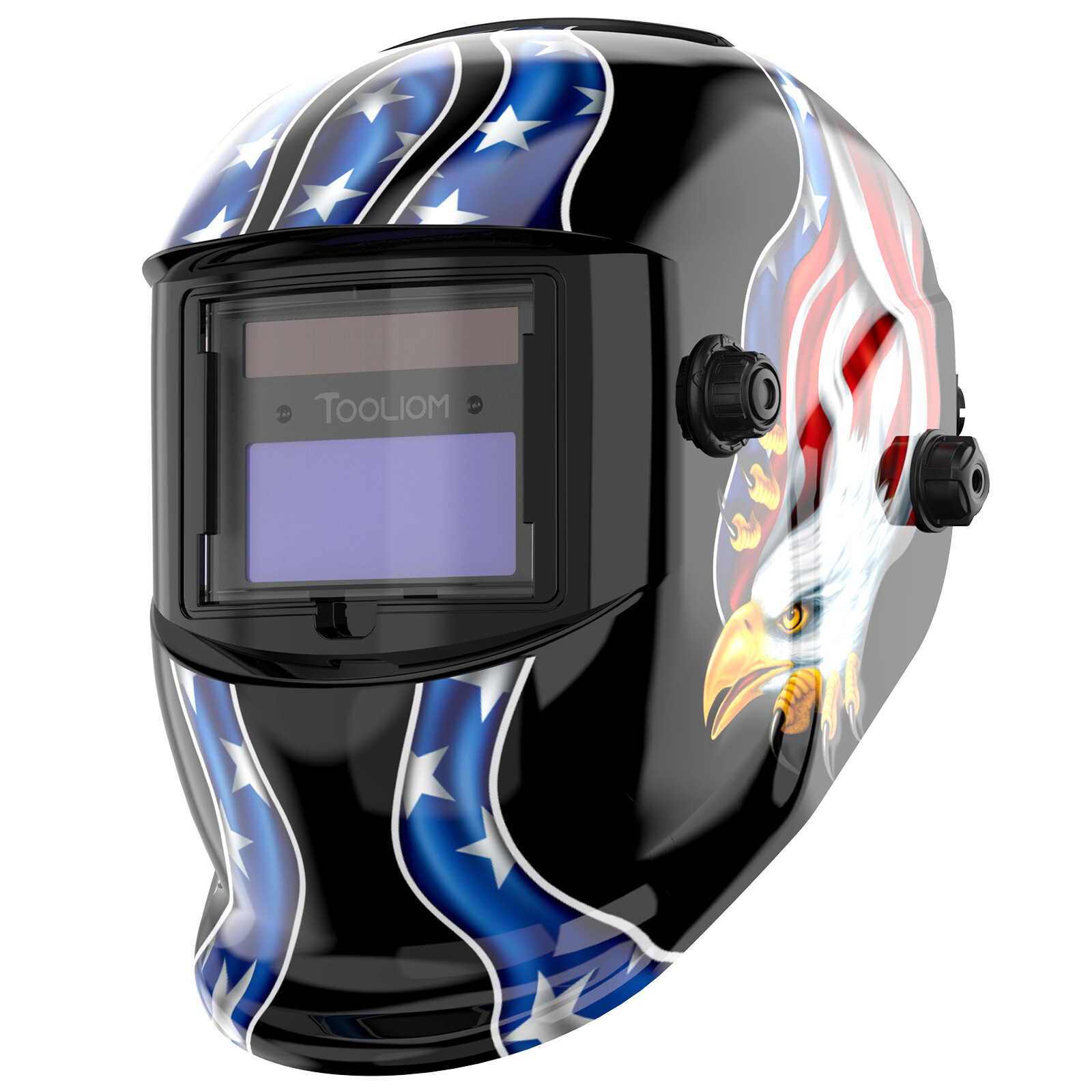 Solar Power Auto Darkening Welding Helmet Adjustable Shade R