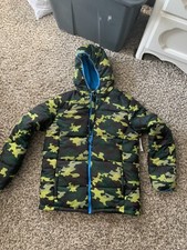Boys Winter Jacket, Size 18 XLH Bright Camouflage Camo NEW WITH TAGS