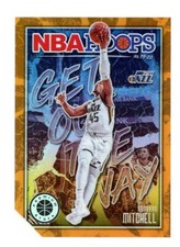 2019 Panini NBA Hoops Premium Stock Get Out the Way Orange Donovan Mitchell #6