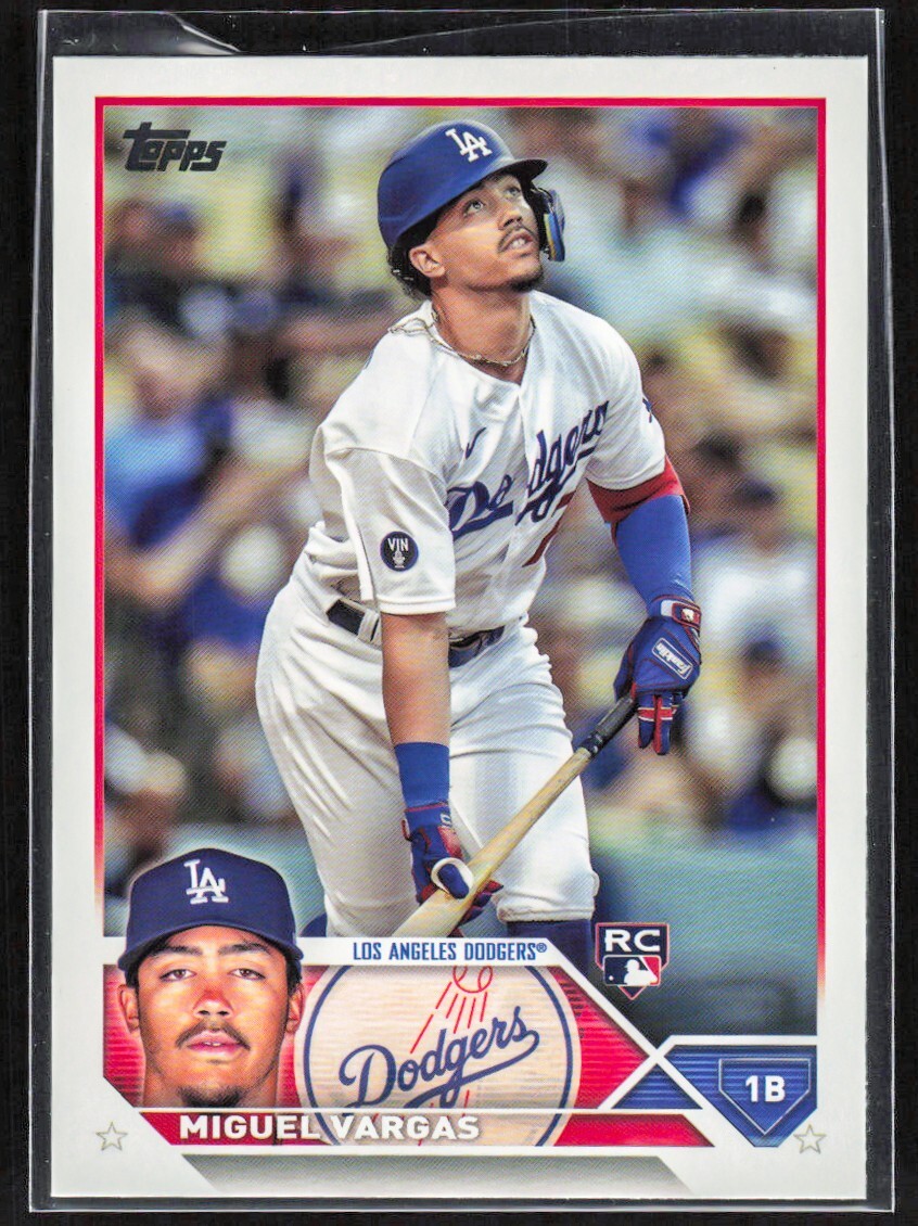 MIGUEL VARGAS 2023 Topps Series 1 #163 [RC BASE]--LOS ANGELES DODGERS