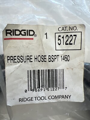 Ridgid Nr. 51227 Schlauch Pressure Hose BSPT 1450