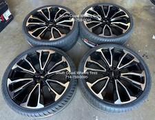 26 New 2024 Chevy Silverado Tahoe Black Machine Wheels Tires Gmc Yukon Sierra 26 New 2024 Chevy Silverado Tahoe Black Machine Wheels Tires Gmc Yukon Sierra