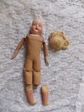 Blue eyed, blonde haired 21" Antique Germany Bisque Doll, Heubach Kopplesdorf