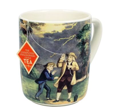 Benjamin Franklin and Electricity Mug