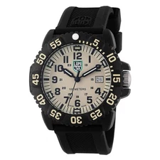 Luminox Men's G-Series Sea Lion Sand Dial Rubber Strap Watch -  X2.2055