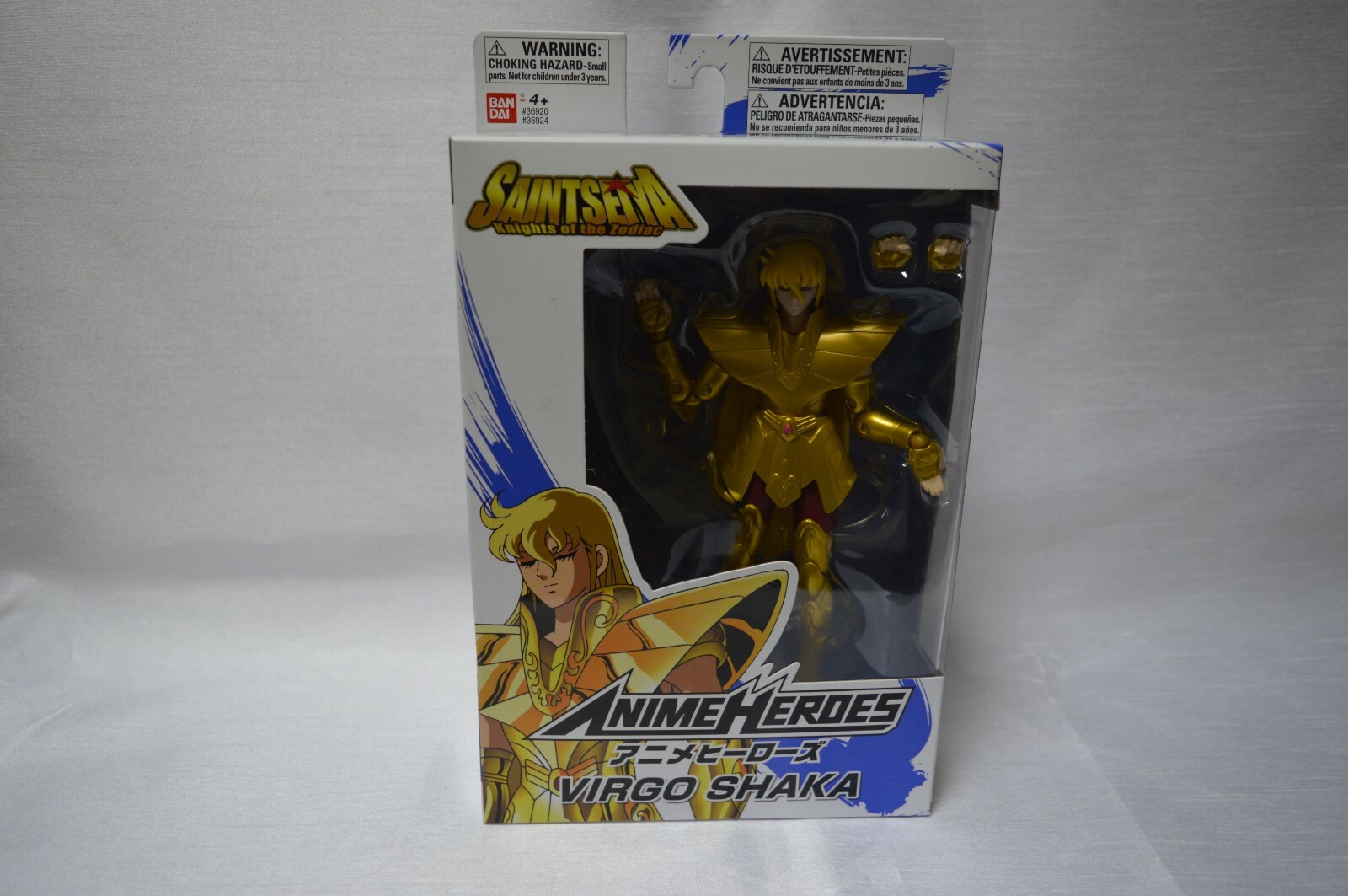 Figurine Saint Seiya Chevalier d'Or de la Vierge Jouet de Collection Manga Statuette Shaka