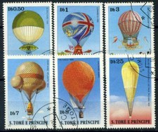 Saint Thomas et îles du Prince 1979 Mi. 619-624 Oblitéré 100% Histoire de l'avi