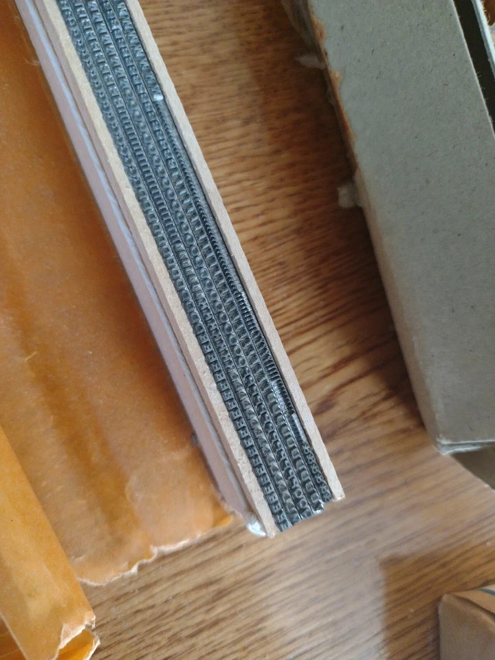 6 Point Copperplate Gothic Heavy #23 CAPS Letterpress American Wood Type - Image 2 of 4