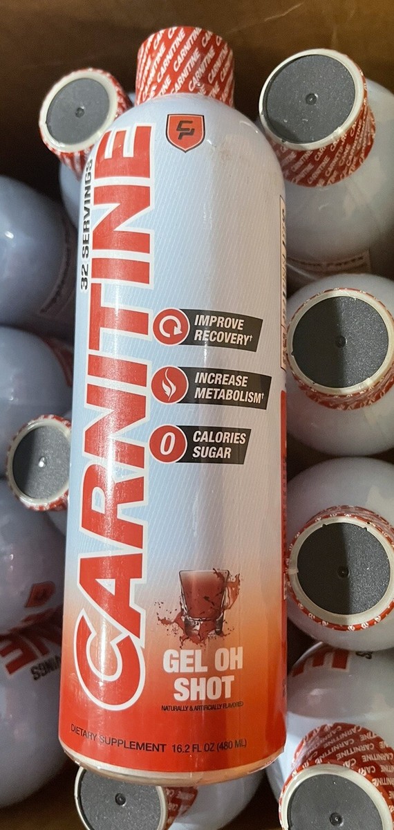 l carnitine gel L-CARNITINE Fat Loss-Metabolism Activator - Gel Oh Shot 32 Servings 16oz 6  PACK