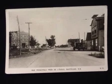 RPPC c1920 Shippegan, New Brunswick Street View Vintage Real Photo Postcard