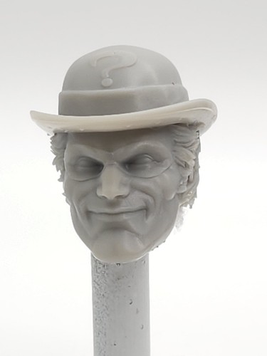 3d Print THE RIDDLER Bat Vigilante HEAD 1:12 6
