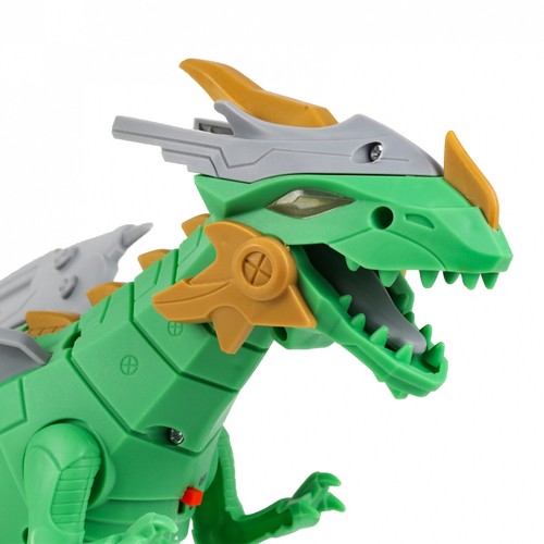 Kidplokio Green Walking Robot Dinosaur Dragon Space Toys Lights Sounds, Boys - 第 4/9 張圖片