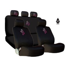 Pink Heart Car Seat Headrest Covers Set For Women Fits Audi Vehicles Pink Heart Car Seat Headrest Covers Set For Women Fits Audi Vehicles