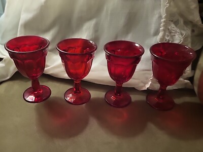 Viking  Arlington Ruby  6oz. Wine Glasses - Set of 4