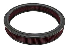 12 x 3.5 Inch Round Universal Air Cleaner Filter Washable Red Cotton