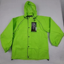 Frogg Toggs Road Toad Reflective Jacket Mens Small S Hi-Vis Green FT63133-48 New
