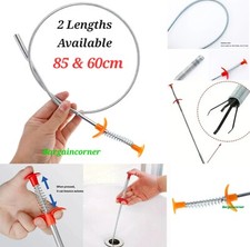 Drain Unblocker Drain Snake Drain Grabber Claw Flexible Sink Shower Unclog Wire