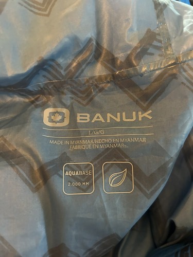 Banuk Blue Rain Jacket Hooded Youth Large - Picture 2 of 2