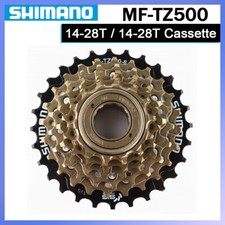 Shimano MF-TZ500-7 Bicycle Freewheel 14-28T 14-34T for MTB Road Folding Bike New