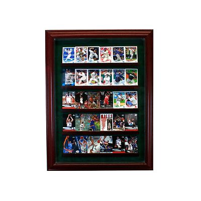 30 Trading Baseball Card Cabinet Style Display Case Glass Suede UV Made USA | eBay 30 Trading Baseball Card Cabinet Style Display Case Glass Suede UV Made USA | eBay