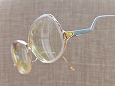 Vintage Guy Laroche Eyeglasses Frame Clear/Blue Glasses 55 18 135 Eye Wear