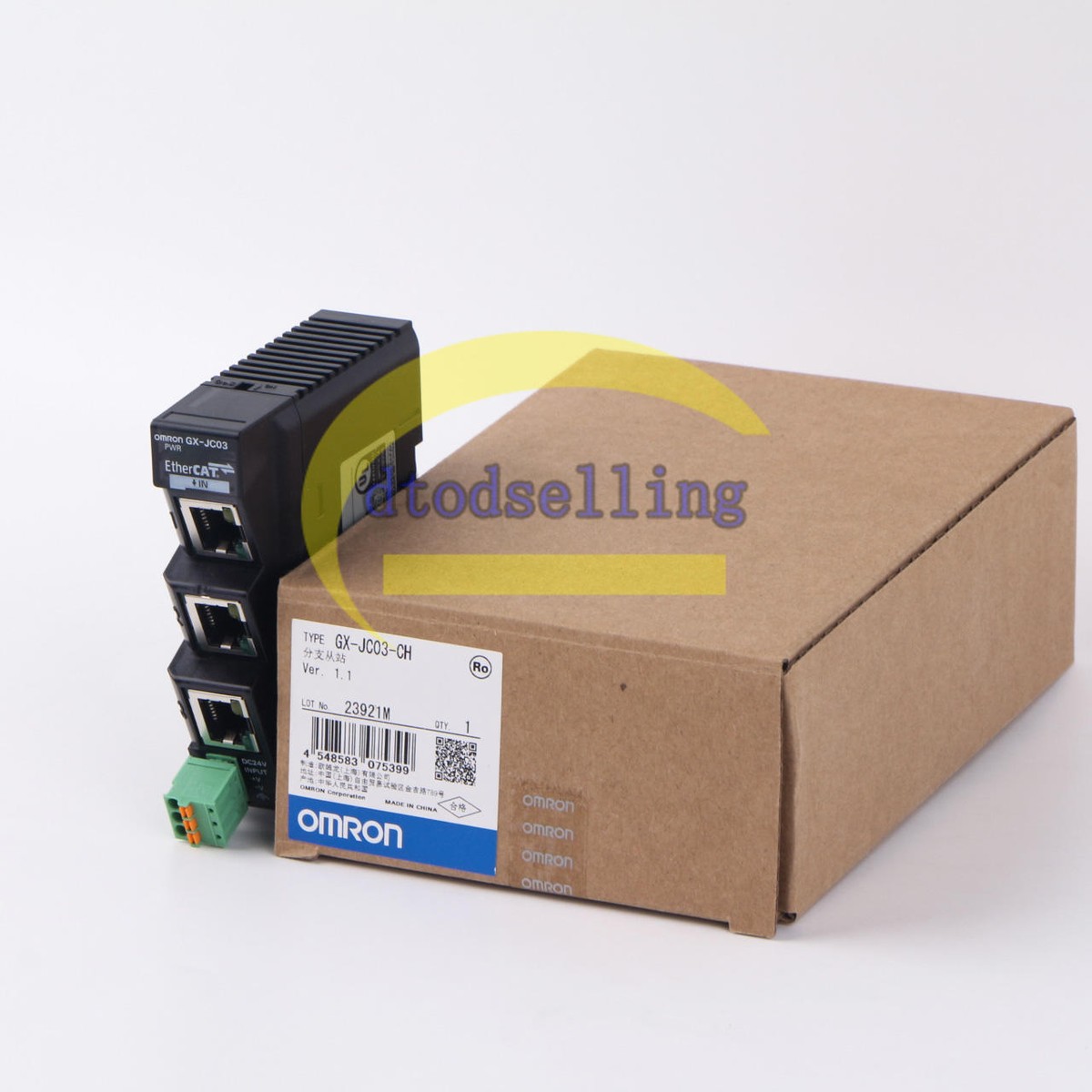 MR-OMRON06 OMRON製EtherCAT分岐スレーブ GX-JC03 New In Box Omron GX-JC03 EtherCAT junction slave | eBay